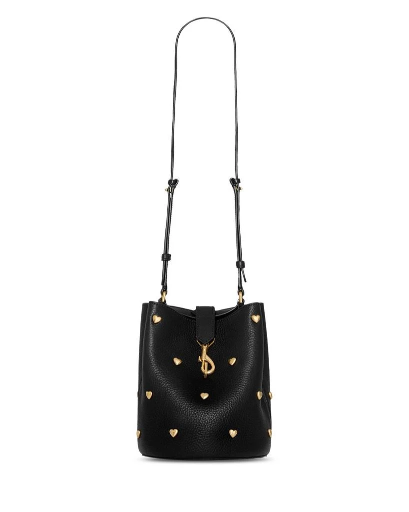 Rebecca Minkoff Studded Small Heart Bucket Bag 1