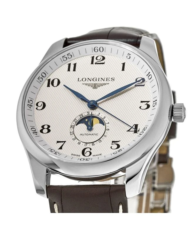 Longines Longines Master Collection Automatic 42mm Silver Dial Brown Leather Strap Men's Watch L2.919.4.78.3 2