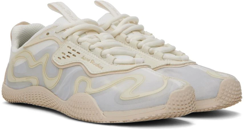 Acne Studios Off-White Ribbon Sneakers 4