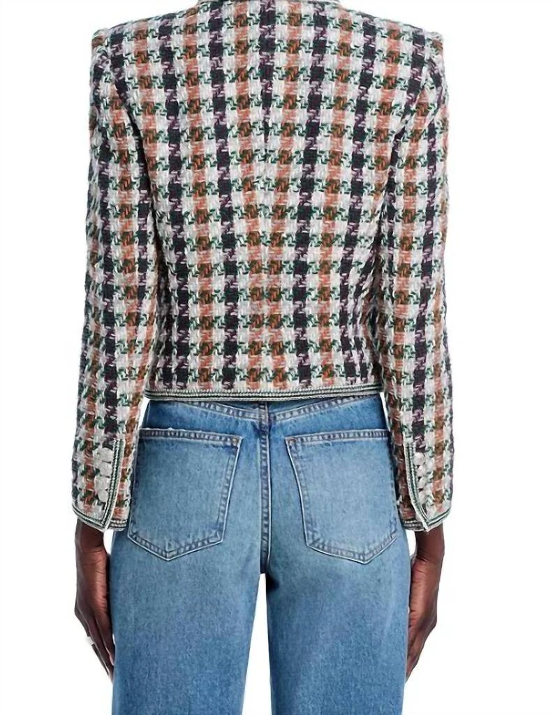 VERONICA BEARD Makayla Jacket In Forest Multi 5