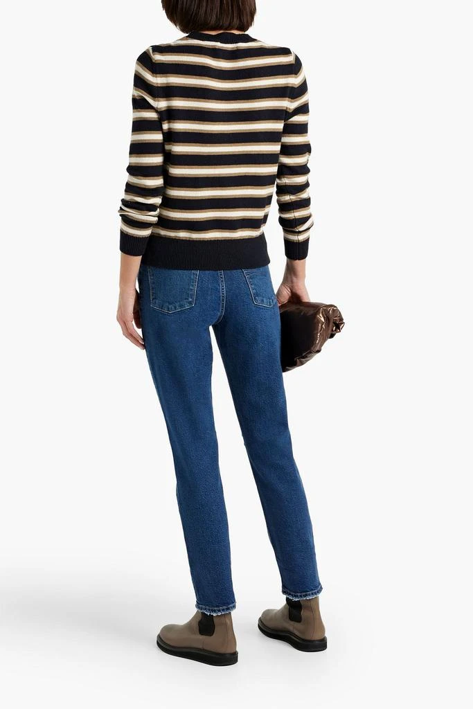 Nobody Denim Frankie cropped distressed high-rise skinny jeans 3