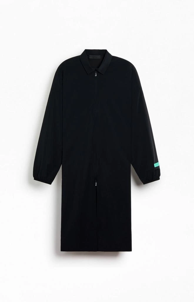 Essentials Jet Black Long Coat