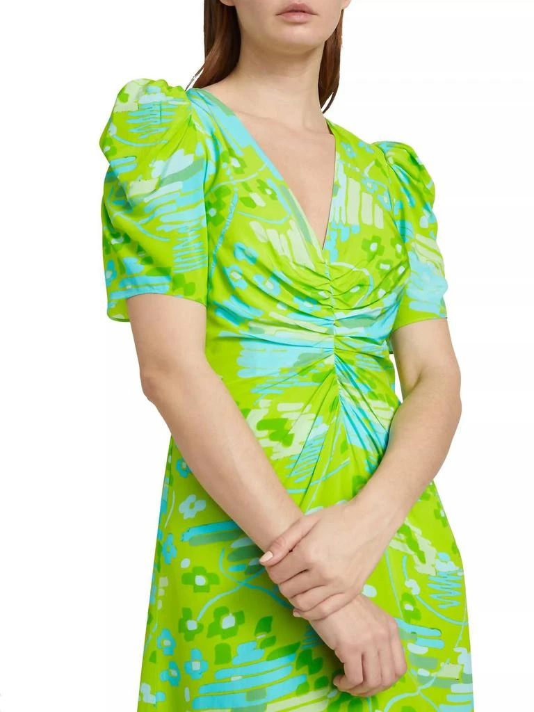 green emerald velvet dress Lulani Dress
