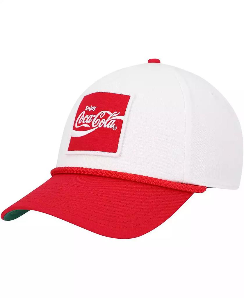 American Needle Men's White, Red Coca-Cola Roscoe Adjustable Hat