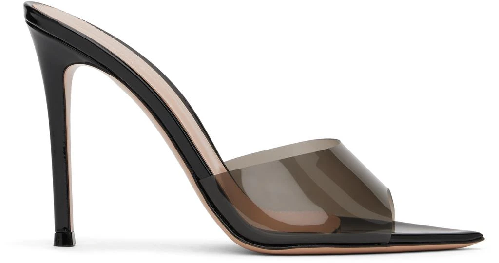 Gianvito Rossi Black Elle Heeled Sandals 1