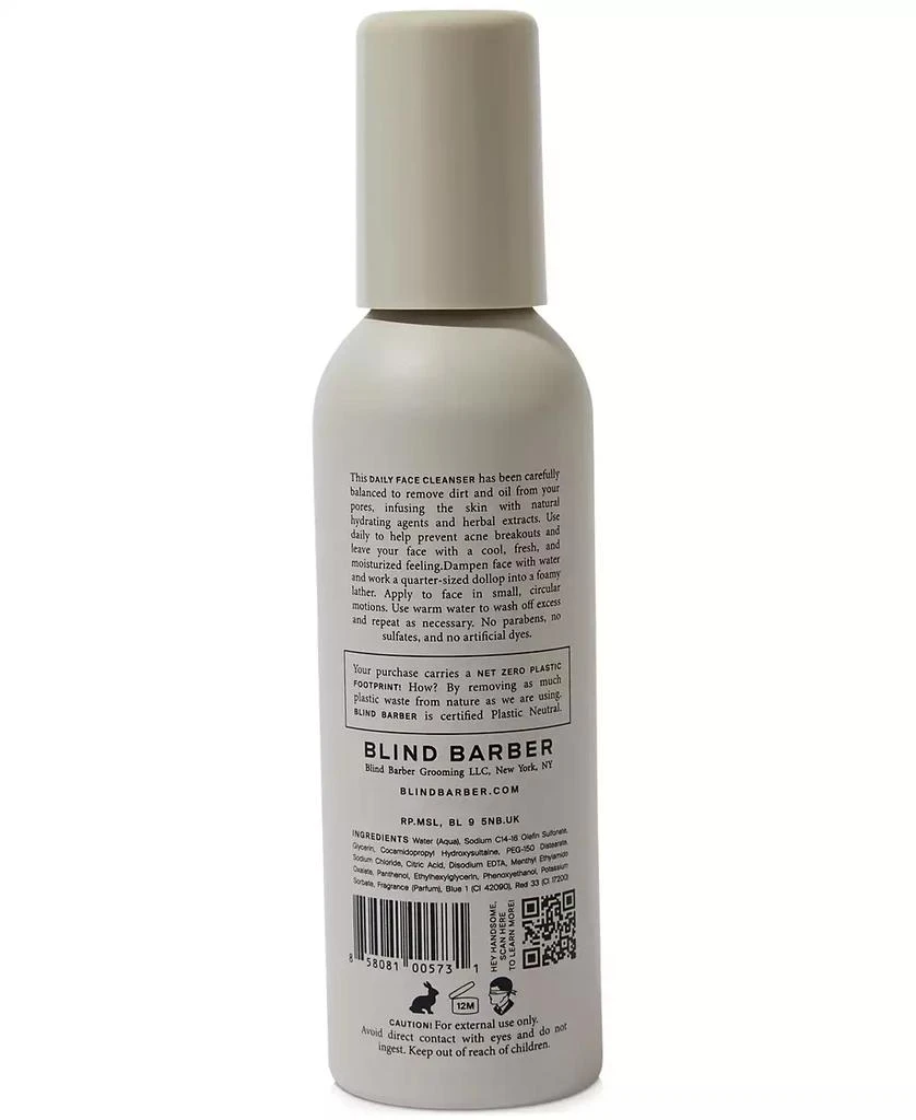 Blind Barber Watermint Gin Daily Face Cleanser, 5-oz. 3