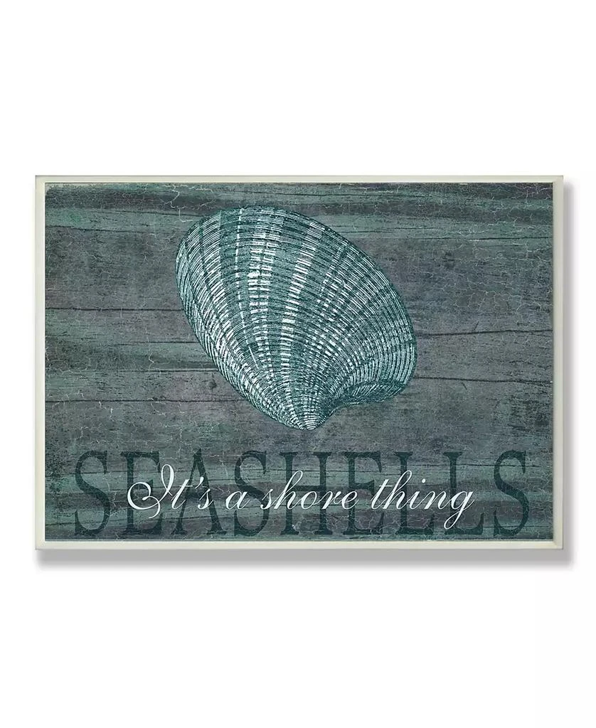 Stupell Industries Home Decor It's a Shore Thing Seashell Wall Plaque Art, 12.5" x 18.5" 1