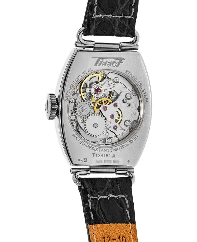 Tissot Tissot Heritage Porto Mechanical White Dial Leather Strap Women's Watch T128.161.16.012.00 3