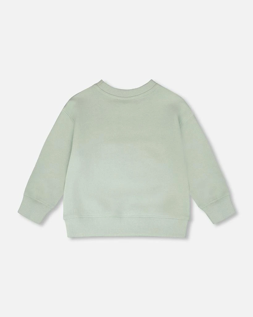 Deux par Deux French Terry Sweatshirt Mint Green 3