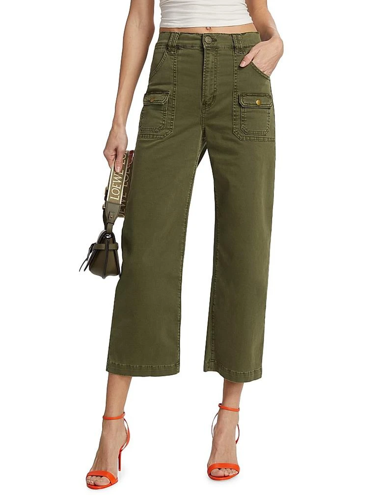 FRAME Utilitarian Stretch-Cotton Pants 3