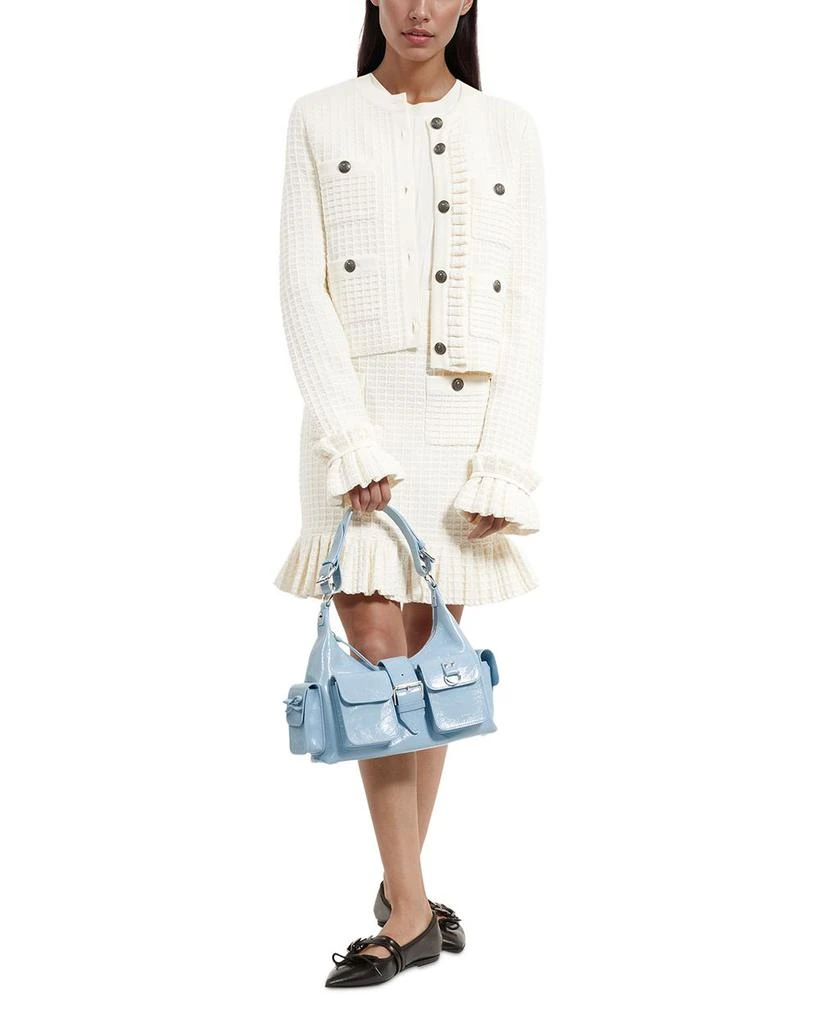 The Kooples Textured Ruffle Cuff Cardigan 4