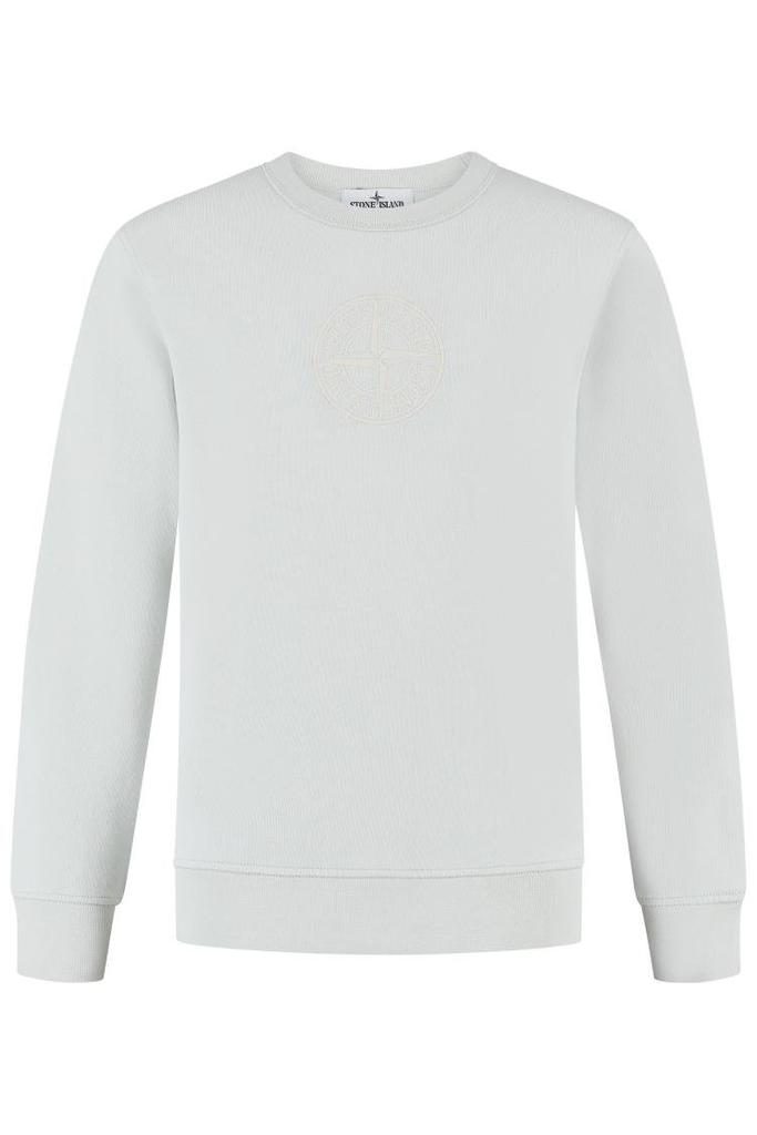 Stone Island Junior Stone Island Junior Compass-Embroidered Crewneck Sweatshirt