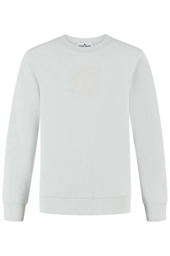 Stone Island Junior Stone Island Junior Compass-Embroidered Crewneck Sweatshirt 1