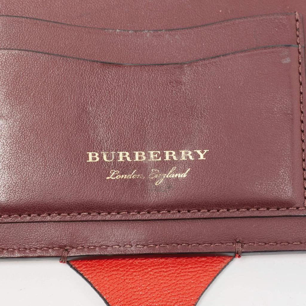 Burberry Burberry Red Leather Harlow Continental Wallet 10