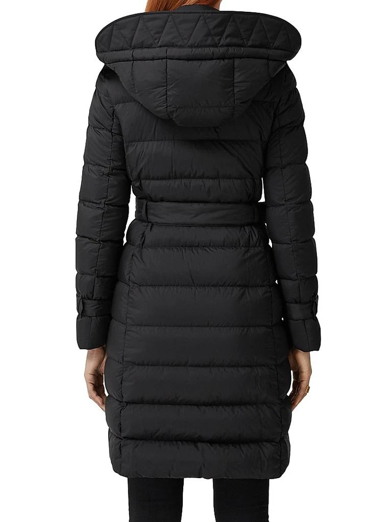 Burberry Ashwick Long Logo Puffer Coat 5