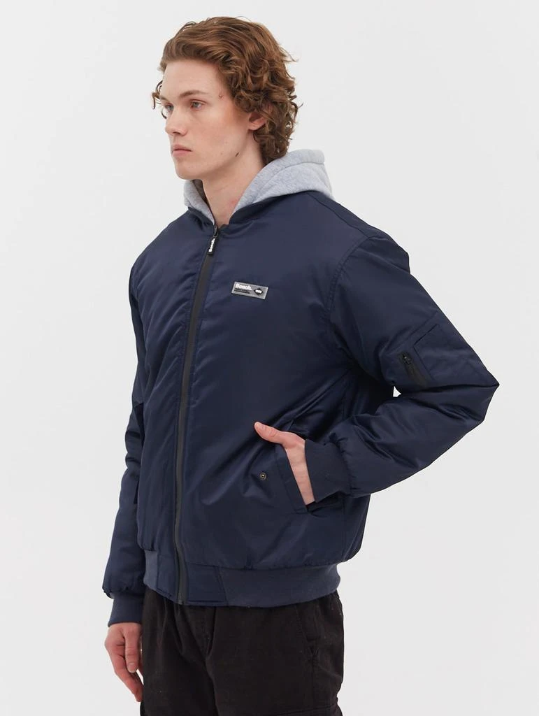 Bench. Bomper Fleece Hood Bomber Jacket - 3