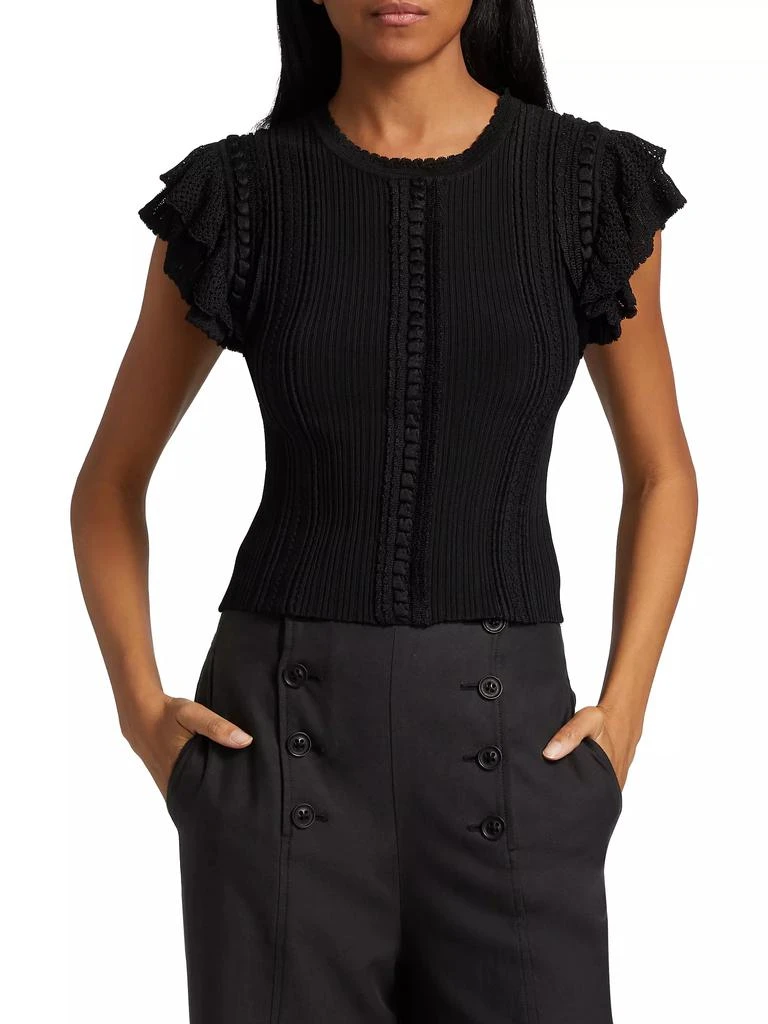 Ulla Johnson Giulia Ruffle Top 3