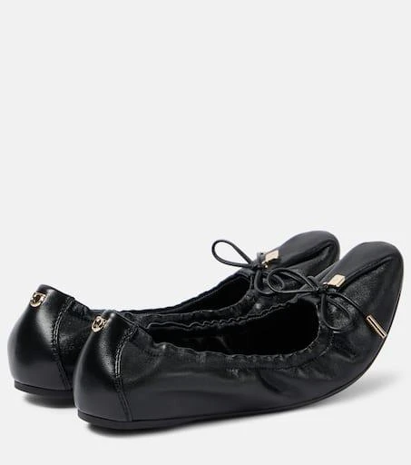 Salvatore Ferragamo Joelle leather ballet flats 2