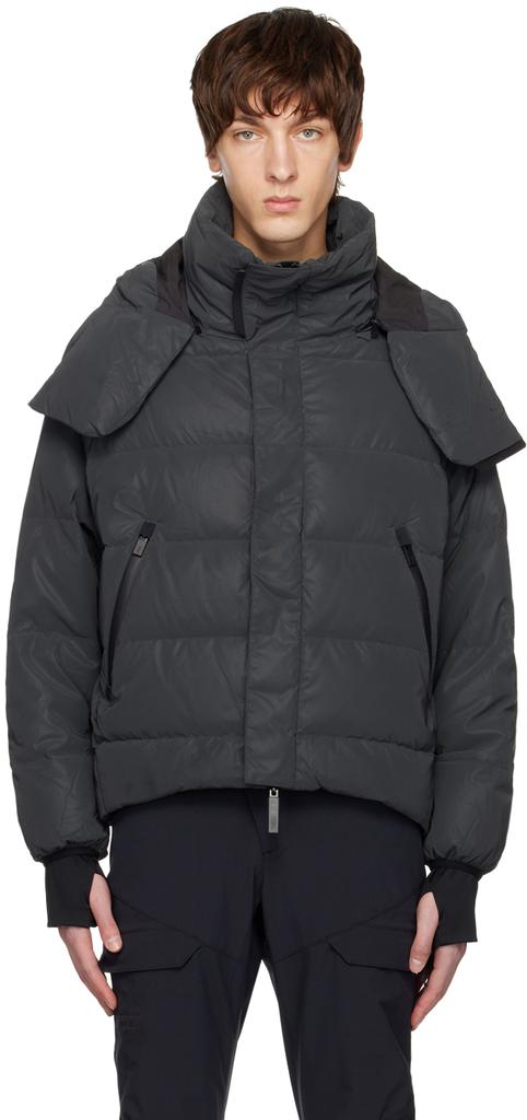 TEMPLA Black Reflective Down Jacket