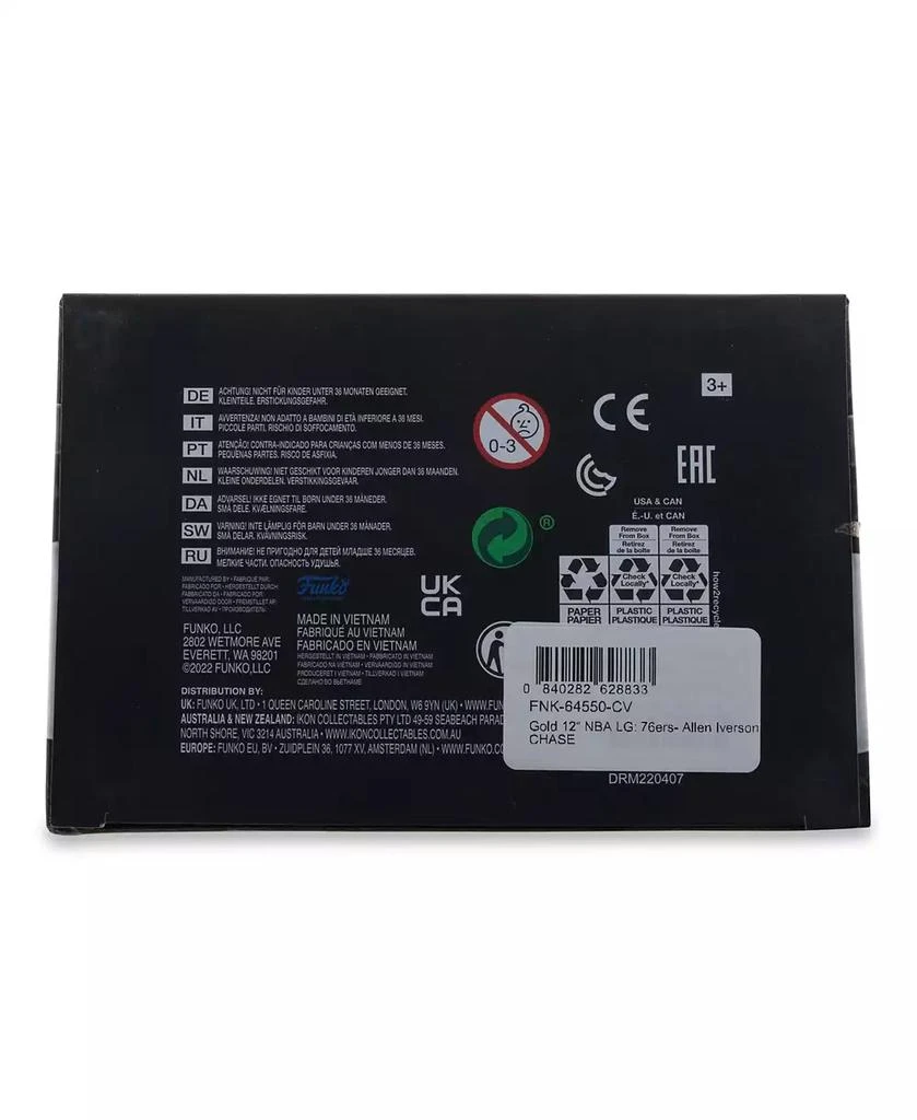 Funko Philadelphia 76ers NBA Gold 12 Inch Allen Iverson CHASE Vinyl Figure 6