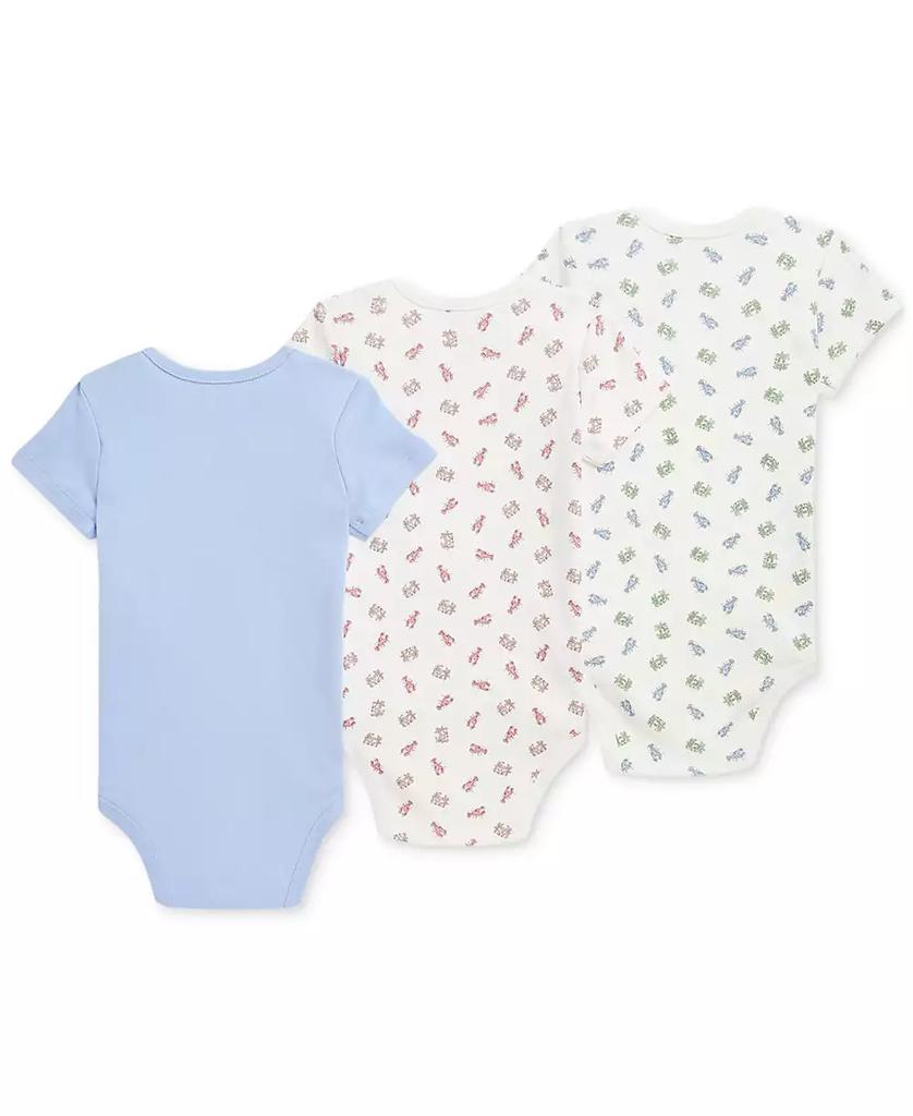 Ralph Lauren Baby Boys 3-Pk. Cotton Bodysuits