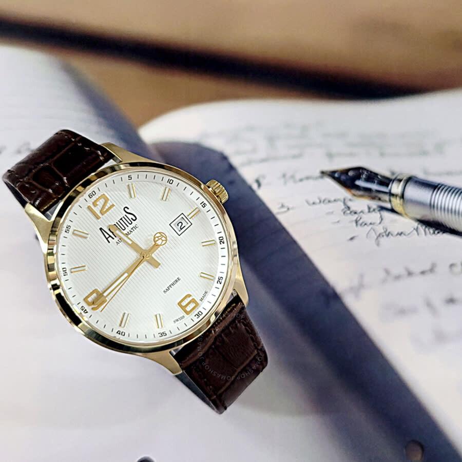 Arbutus Swiss-made Collection Automatic Silver Dial Men's Watch ARS1613GWF