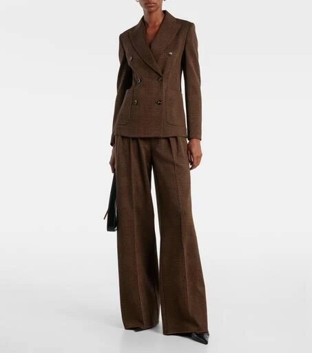 Max Mara Ponza cotton and wool-blend wide-leg pants 2