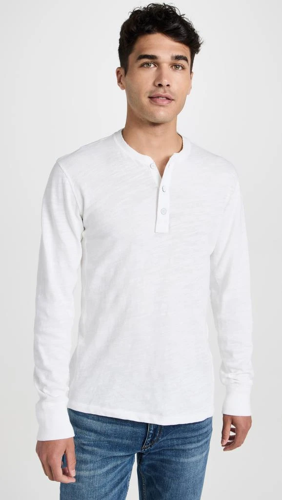 Rag & Bone Long Sleeve Classic Henley 1