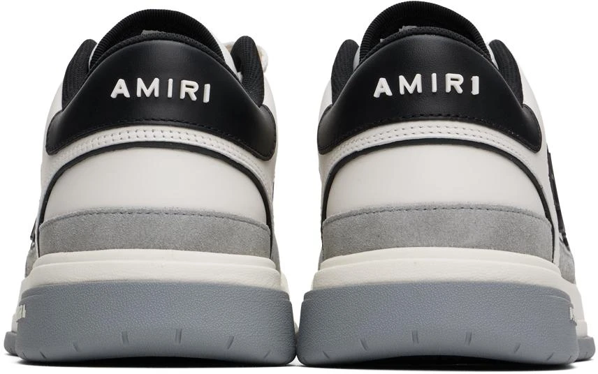 AMIRI Gray & White Classic Low Sneakers 2