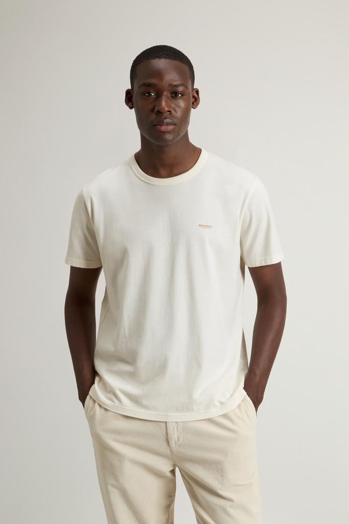 Woolrich T-shirt in Pure Cotton - Men - White