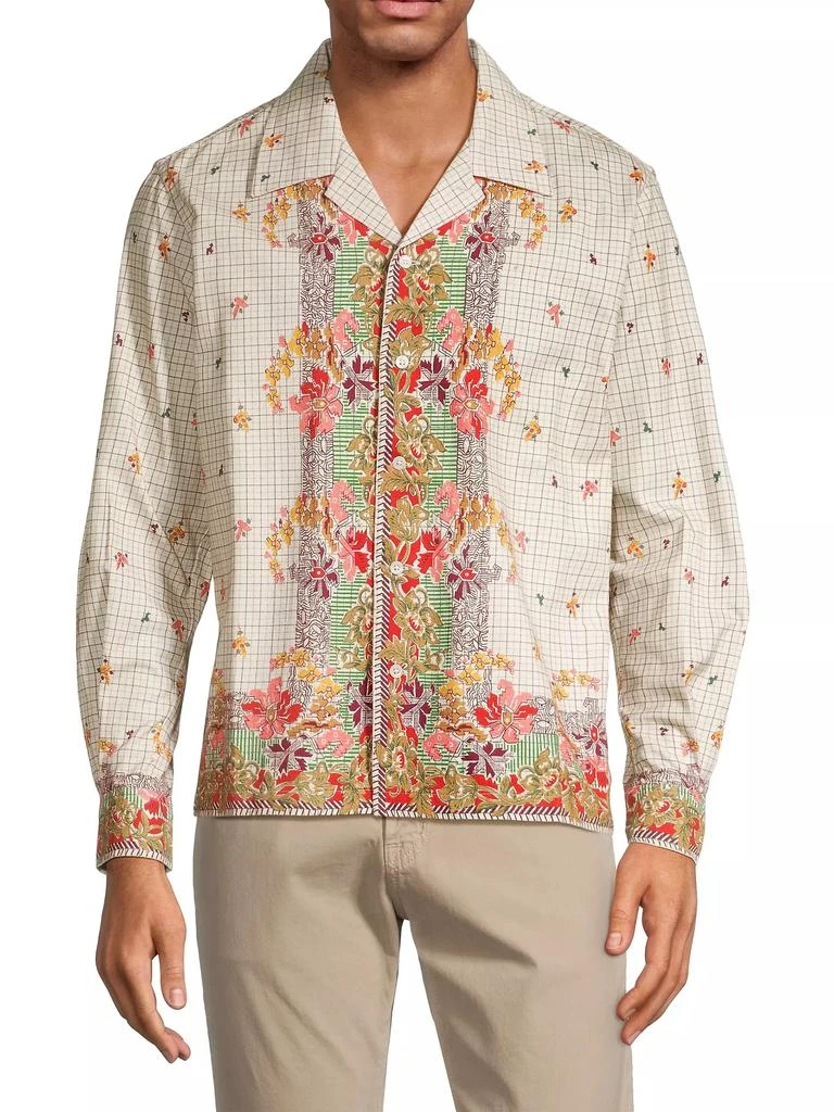 Bode Gladiolus Long-Sleeve Shirt 3