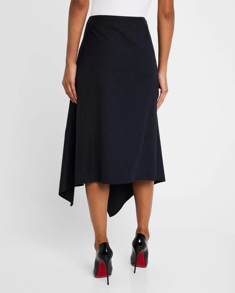 A.L.C. Draped Navy Midi Skirt 3
