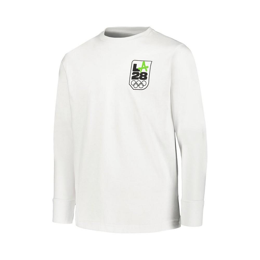 Outerstuff Big Boys White LA28 Summer Olympics Long Sleeve T-shirt
