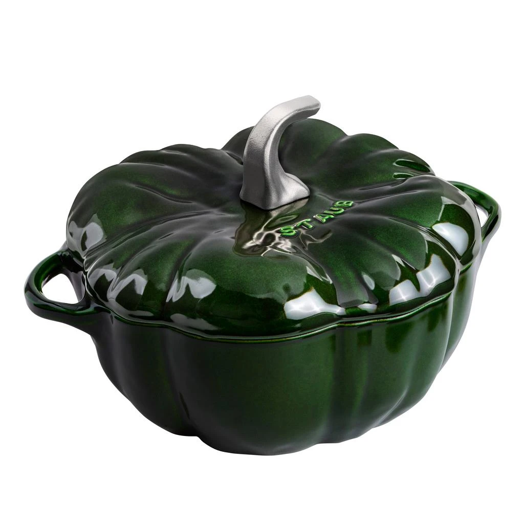 Staub STAUB Cast Iron 3.5-qt Pumpkin Cocotte with Stainless Steel Knob 8