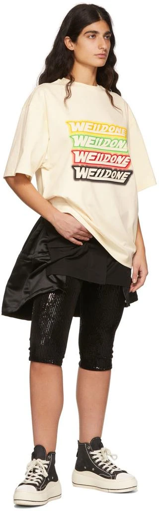 We11done Off-White Cotton T-Shirt 4