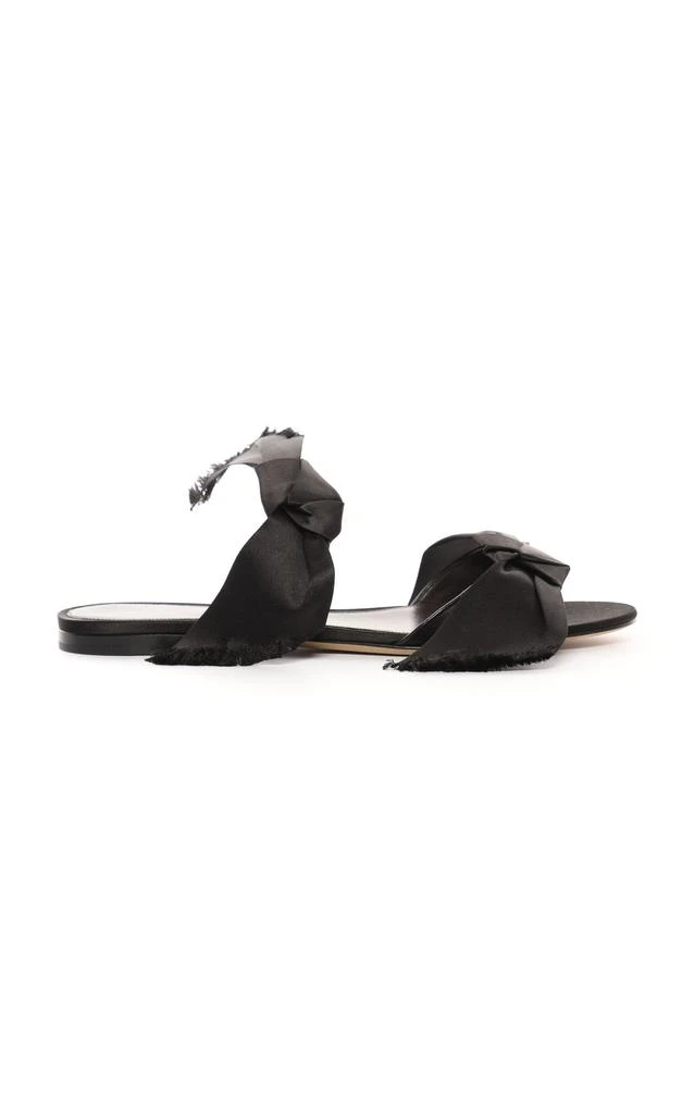 The Row The Row Vika Knotted Satin Sandals - Moda Operandi