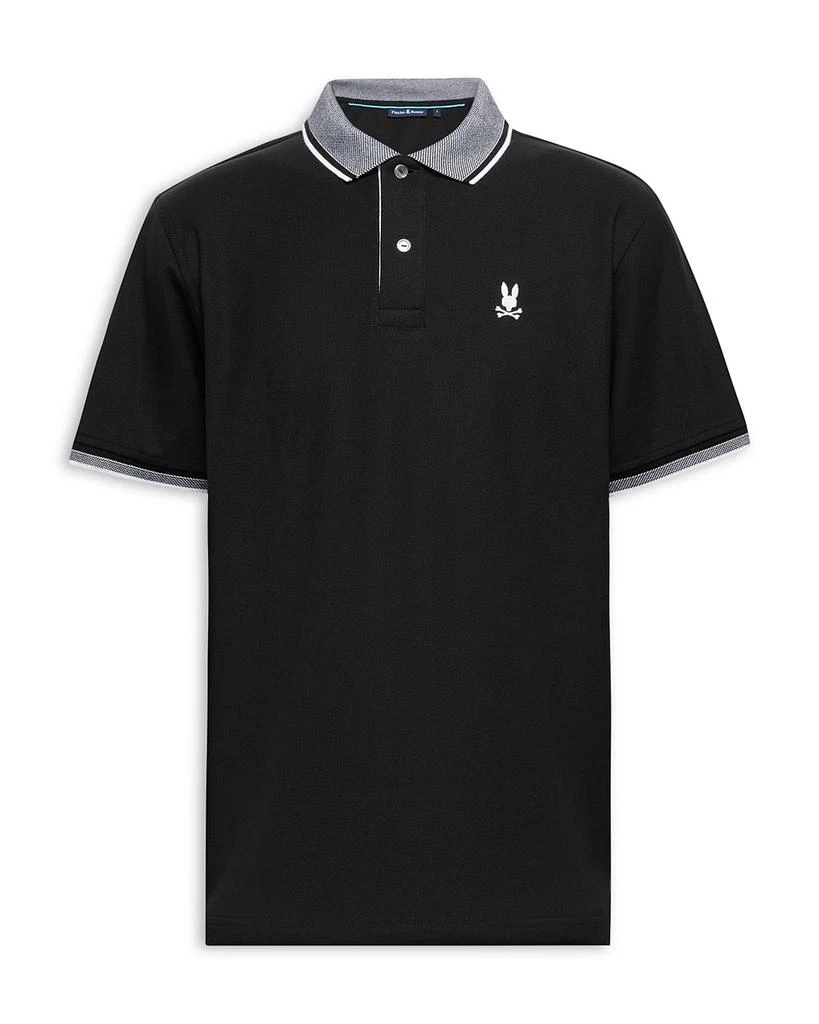 Psycho Bunny Evandale Regular Fit Oxford Collar Pique Polo 7