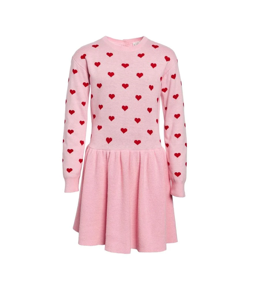 Janie and Jack Heart Sweater Dress (Toddler/Little Kid/Big Kid)