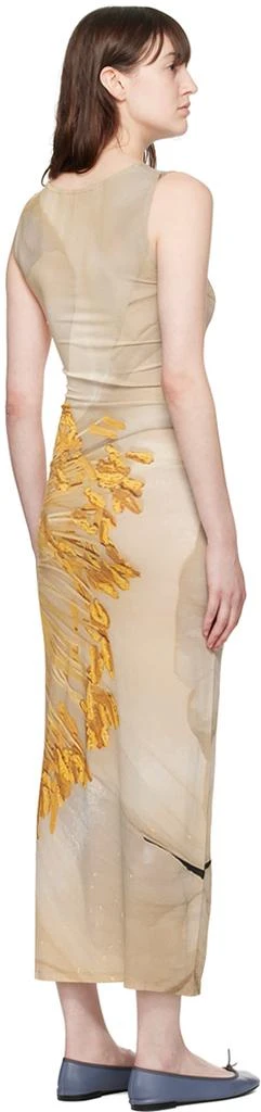 Paloma Wool Beige Fortunata Maxi Dress 3