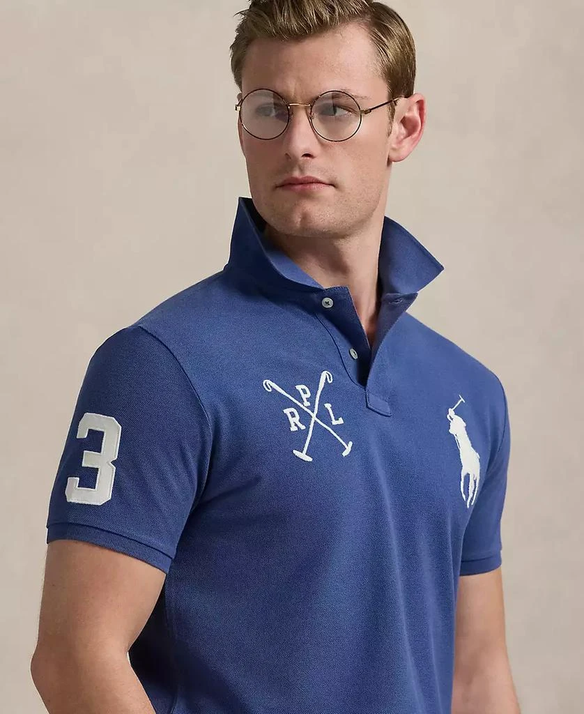 Ralph Lauren Men's Custom Slim Fit Big Pony Mesh Polo Shirt 3