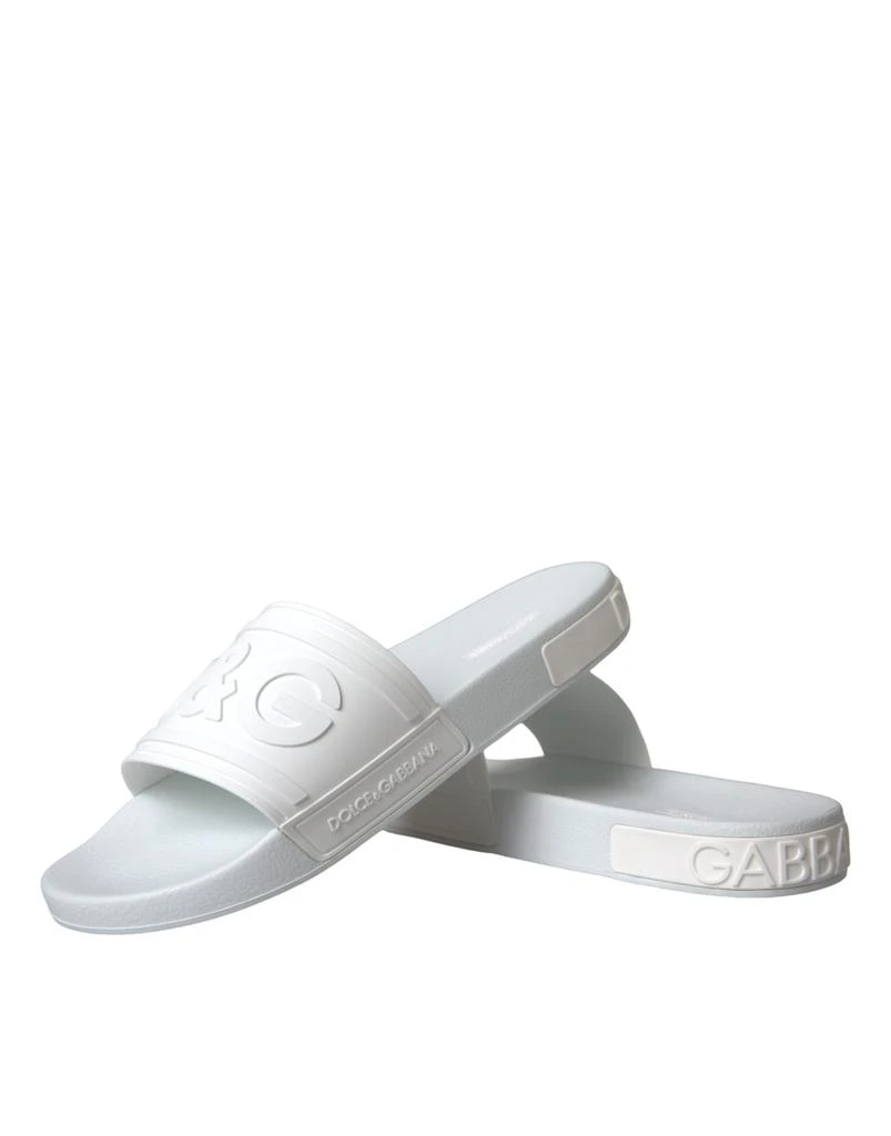 Dolce & Gabbana Rubber Slides Sandals Beachwear Men's Shoes 1
