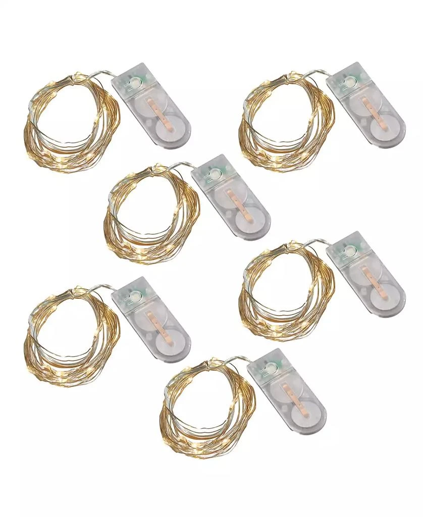 JH Specialties Inc/Lumabase Lumabase Battery Operated Fairy String Lights, Set of 6 1