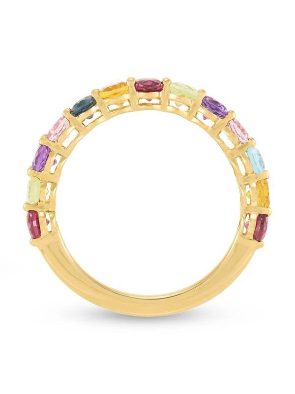 Saks Fifth Avenue 14K Yellow Gold 
Multistone Ring 3