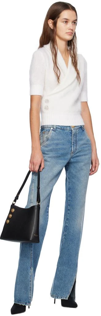 Balmain Black Emblème Bag 4