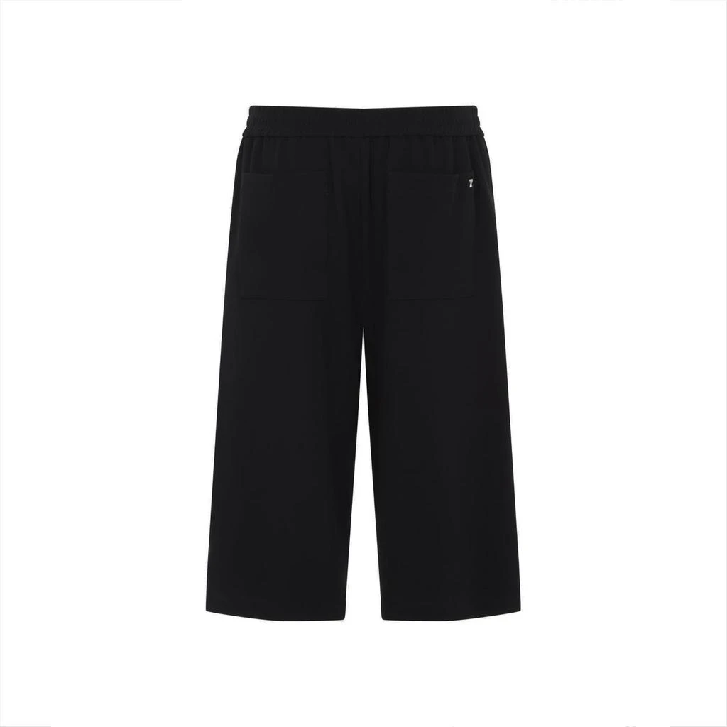 AMI AMI Paris Logo Plaque Belted Shorts 2