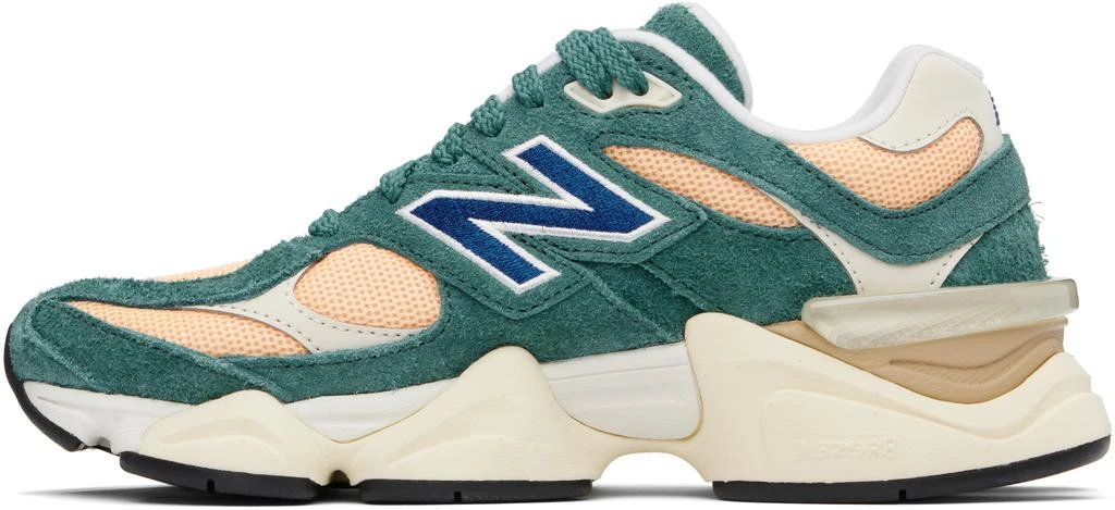 New Balance Green & Orange 9060 Sneakers 3