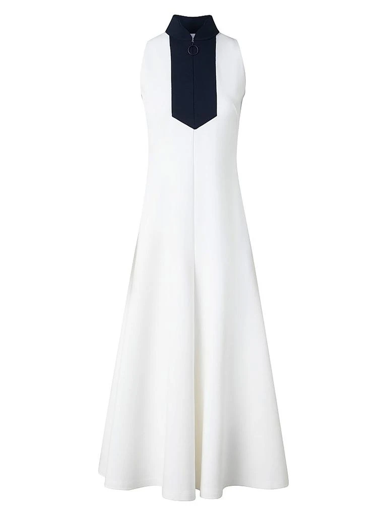 Akris Jersey Mockneck Sleeveless Midi-Dress 1