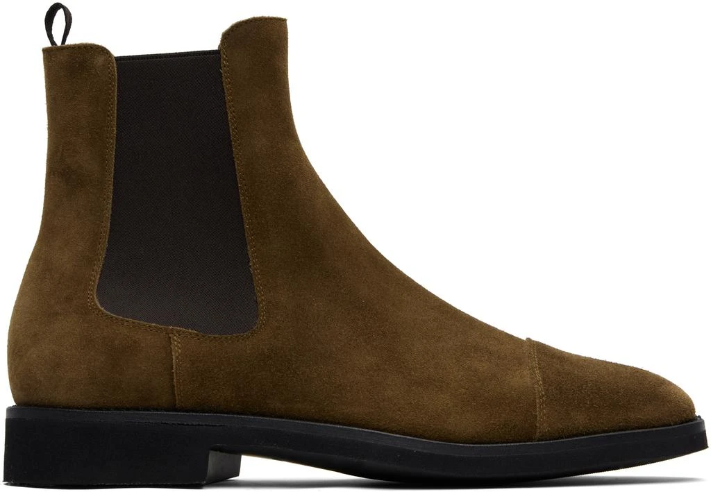 Laser Cut Lacer-Up Chukka Boots in Brown Suede – On Sale Now  display picture 3