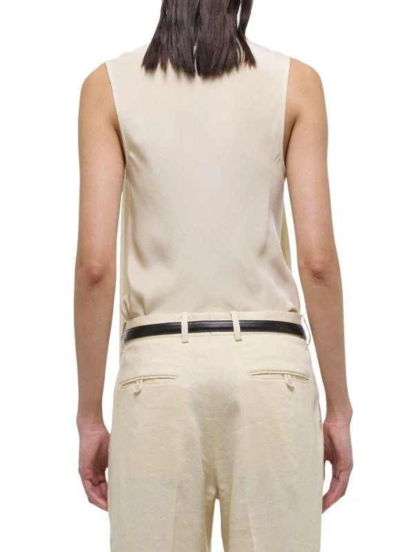 Helmut Lang Silk Sleeveless Scarf Top 2