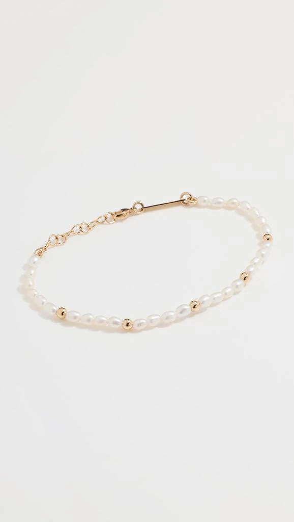 Zoe Chicco 14k Gold Pearl Bead Bracelet